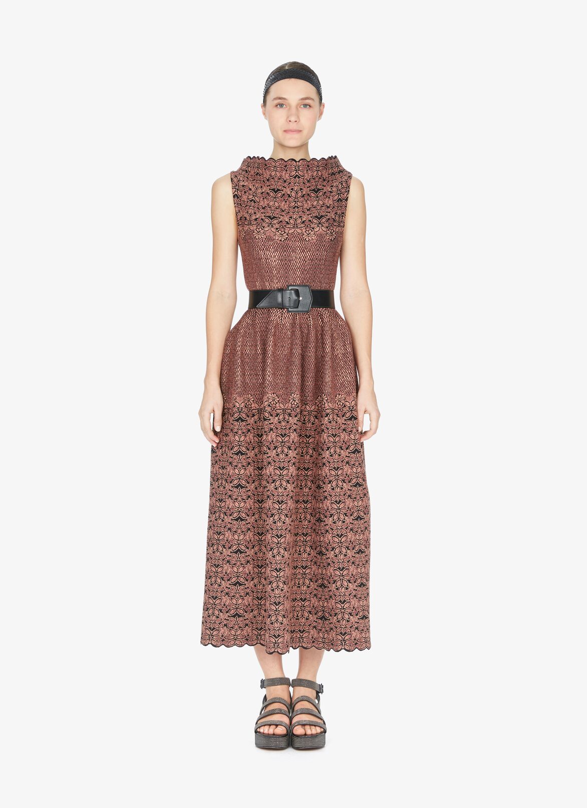 Dresses ALAÏA BLACK/BROWN DRESSES